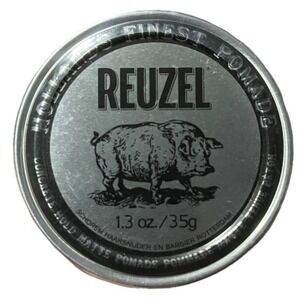 Reuzel Concrete Hold Matte Pomade 1.3 oz Travel Tin Silver Strong Hold